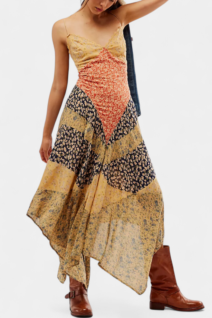 Francine Vestido Maxi En Las Flores