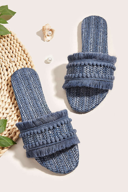 Zapatillas con Flecos