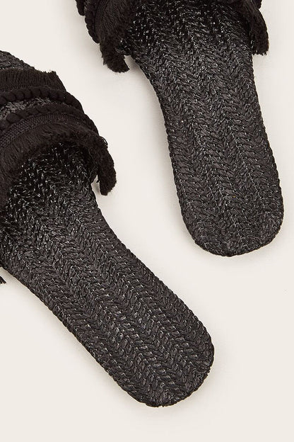 Zapatillas con Flecos