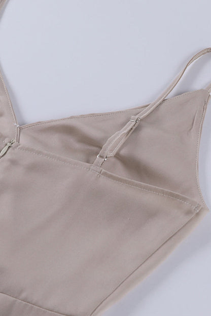 Elina Vestido Flowy V-Neck