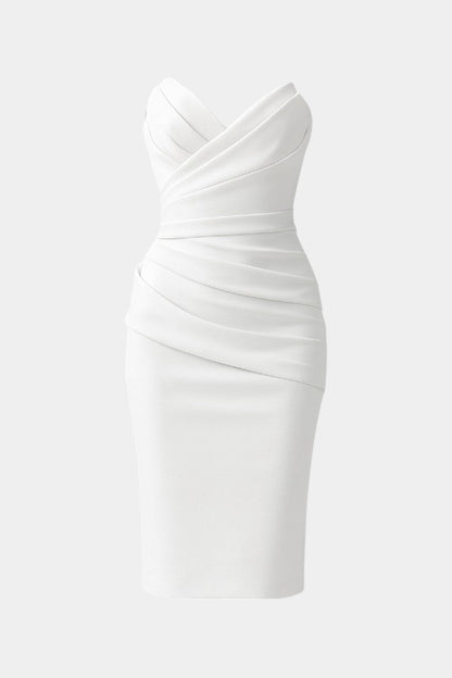 Iveta Vestido Sin Tirantes y Sin Espalda