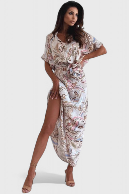 Marinka Vestido Midi Floral Vintage